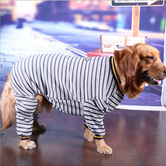 KFX-6186813 Long Sleeve Cotton Shirt for Medium and Large Dogs - Comfortable Fit and Stylish Design