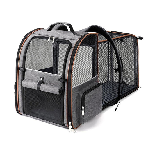 KFX-6211901 Extendable Portable Breathable Pet Handbag for Small Dogs - Solid Color Options Available