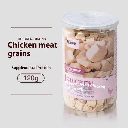 KFX-6286781 Freeze-Dried Chicken Nuggets for Cats - 500g Bag or Can