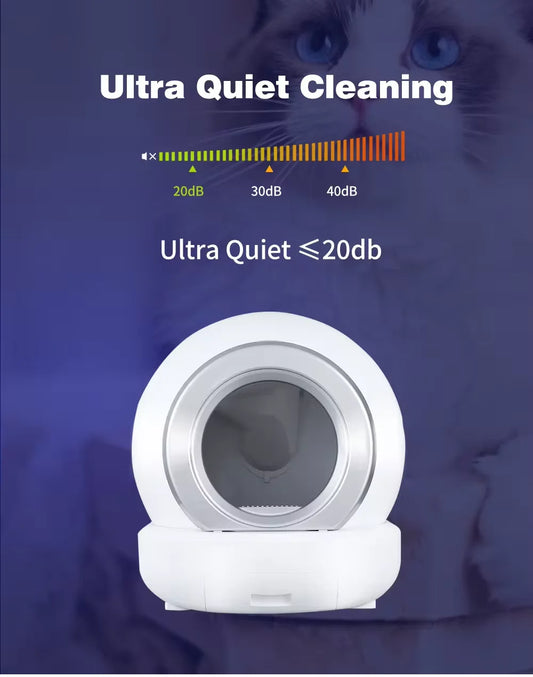 KFX-629587 Intelligent Full-Automatic Cat Litter Box with One-Button Shoveling and Fresh Deodorization, Ultra Quiet Operation