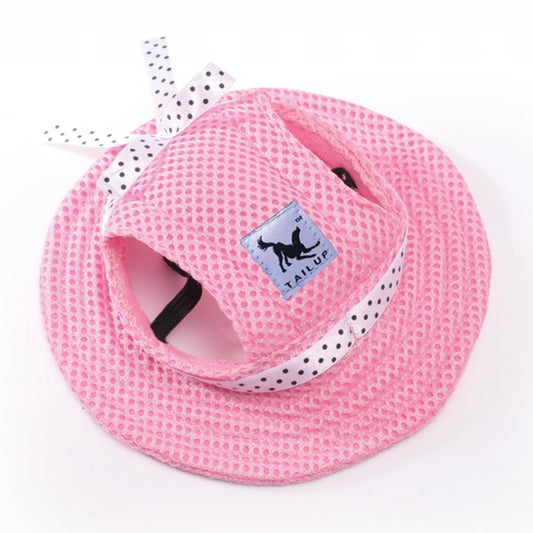 KFX-6298813 Breathable Mesh Sun Hat for Small to Large Dogs and Cats