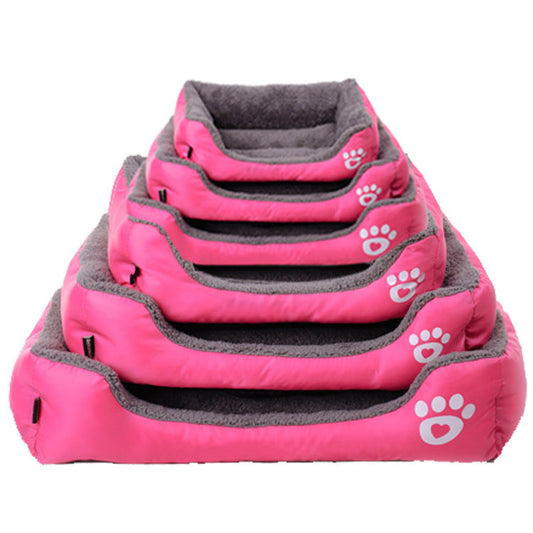 KFX-6302269 Cozy Winter Warm Pet Bed with Soft Breathable Filling and Moistureproof Oxford Cloth