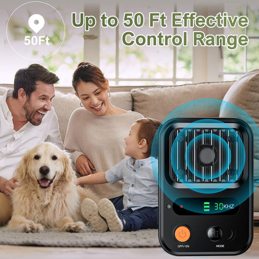 KFX-6322749 High-Power Color Screen Bark Stopper - Portable Anti-Dog Bite Device
