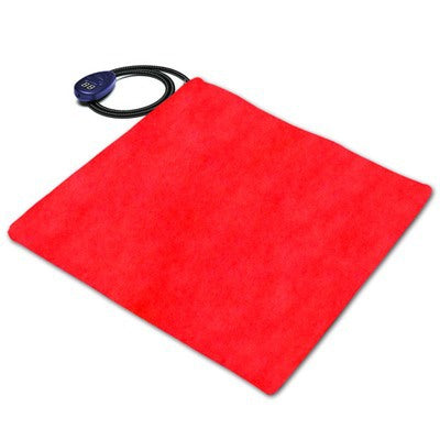 KFX-6342589 Waterproof Electric Blanket for Pets, 12V, Soft Shearing Flannel, 50cm x 50cm, Available in Red, Green, Blue, and Brown