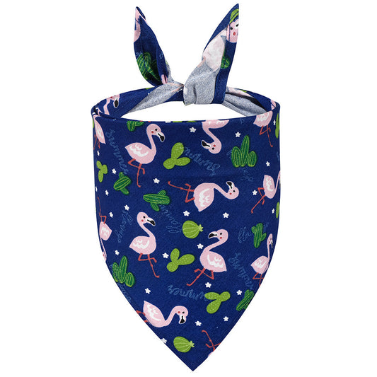 KFX-6365373 Cartoon Summer Fruit Dog Saliva Towel in Lemon, Pineapple, Avocado, and More