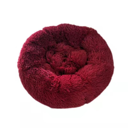 KFX-6377533 Thick Plush Round Pet Kennel with Anti-Skid Bottom - Durable, Waterproof & Moisture-Proof Design