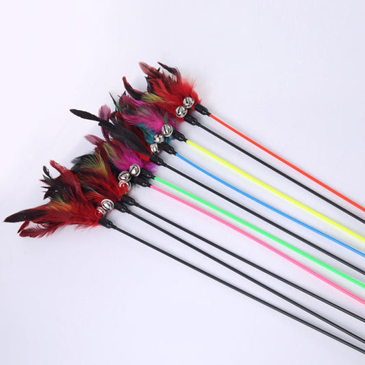 KFX-6380093 Funny Interactive Cat Stick Toy for Engaging Playtime