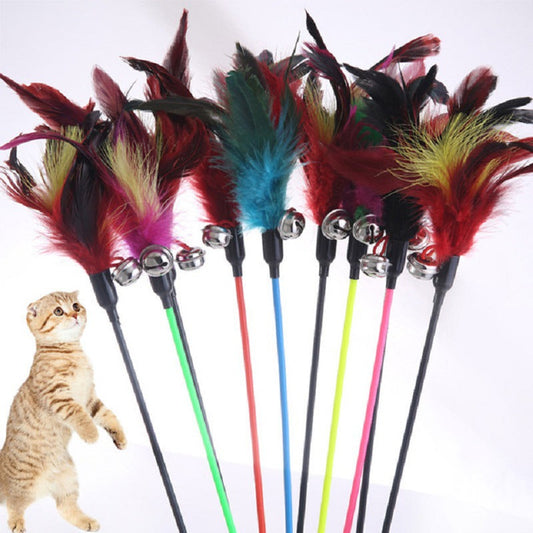 KFX-6380093 Funny Interactive Cat Stick Toy for Engaging Playtime