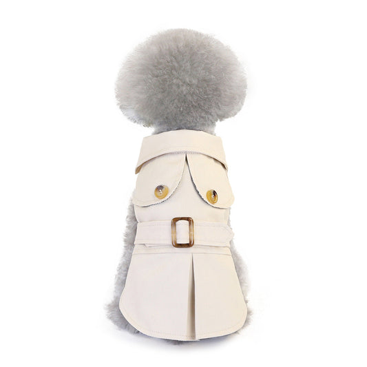 KFX-6383421 Stylish Polyester Dog Clothing in Khaki, Navy Blue, Green - Sizes S to XXL