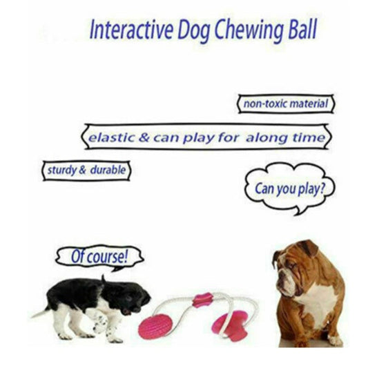 KFX-6395581 Multifunctional Interactive Dog Molar Bite Toy for Relieving Boredom and Strengthening Bond