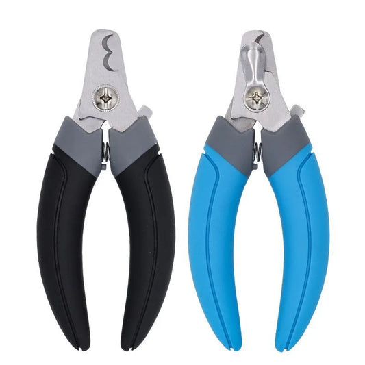 KFX-6442813 Stainless Steel Half Moon Nail Clippers for Cats and Dogs - Durable and Ergonomic Design