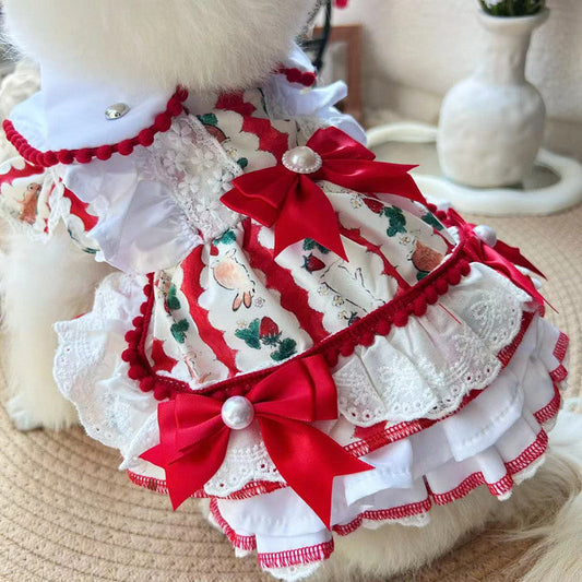 KFX-6443581 Rabbit Skirt for Dogs - Comfortable Polyester Pet Clothing in Multiple Sizes (XS-XL)