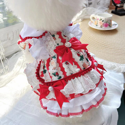 KFX-6443581 Rabbit Skirt for Dogs - Comfortable Polyester Pet Clothing in Multiple Sizes (XS-XL)