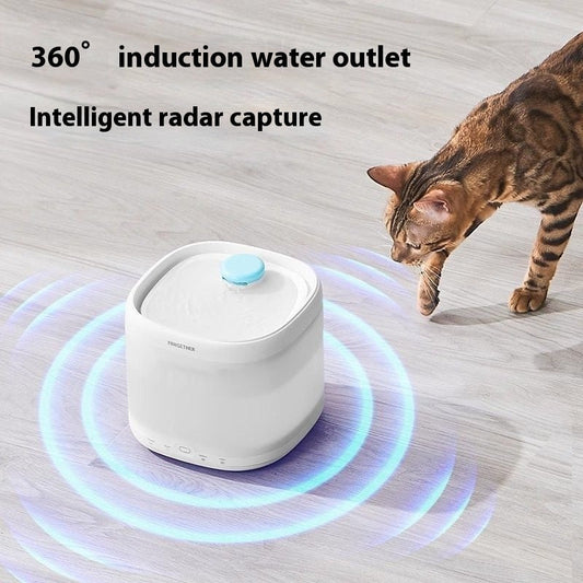 KFX-6456381 Automatic Cat Water Dispenser with Dual Wireless Modes and Filtration System