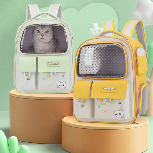 KFX-6462525 Large Capacity Breathable Cat Bag in Multiple Colors