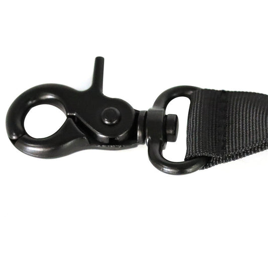 KFX-6477373 Nylon Outdoor Dog Walking Leash with Sports Belt Attachment - Black, 30x20x4cm