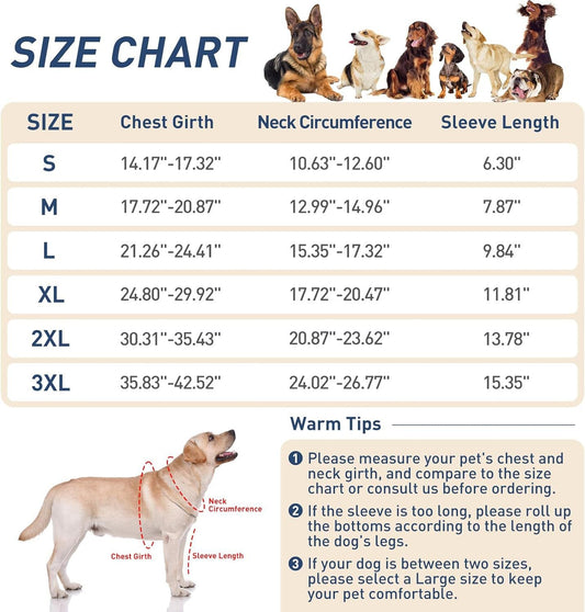KFX-6505149 Dog Healing Support Sleeve for Front Leg - Comfortable Elbow Wrap for Licking Prevention