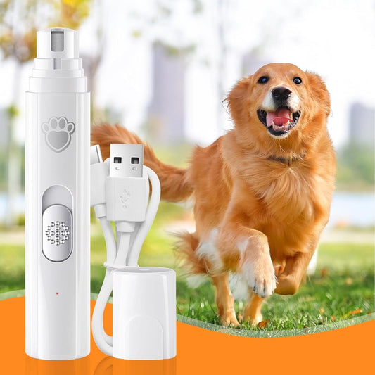 KFX-6511805 Electric Pet Nail Clipper and Grinder with Ergonomic Stainless Steel Design