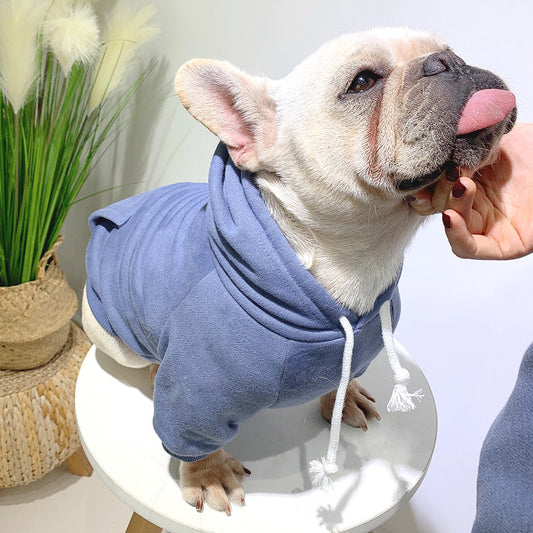 KFX-6521149 Fleece Pet Hoodie for All Sizes - Cozy Casual Wear for Dogs