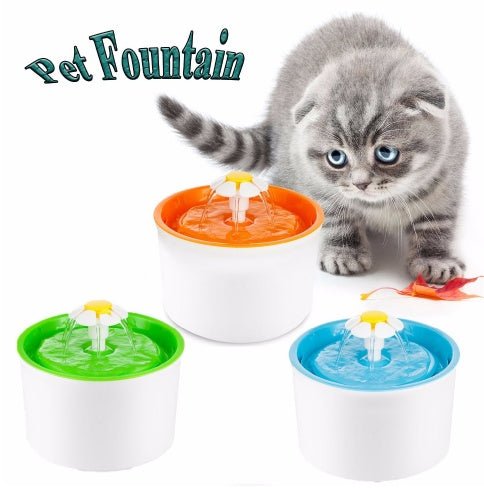 KFX-6521917 Automatic Pet Water Fountain for Dogs and Cats, BPA-Free with Activated Carbon Filter, 1.6L Capacity, Quiet Submersible Pump