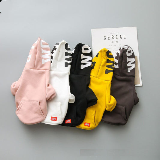 KFX-6528189 Casual Printed Letter Hoodie in Cotton Blend for Everyday Wear