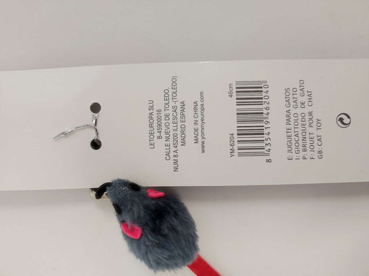 KFX-6538173 Interactive Little Mouse Cat Teaser Toy for Playful Cats