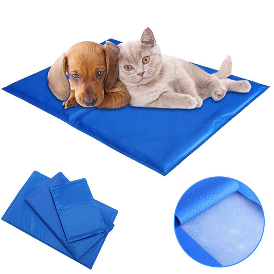 KFX-6539197 Cooling Gel Pet Mat for Dogs and Cats - Soft, Waterproof Summer Pad in Multiple Sizes