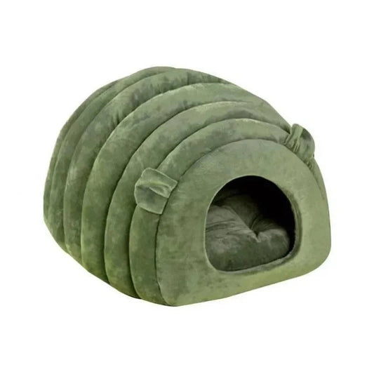 KFX-6556093 Cozy Pet Bed and Basket for Cats and Dogs - 38x42x33cm Size