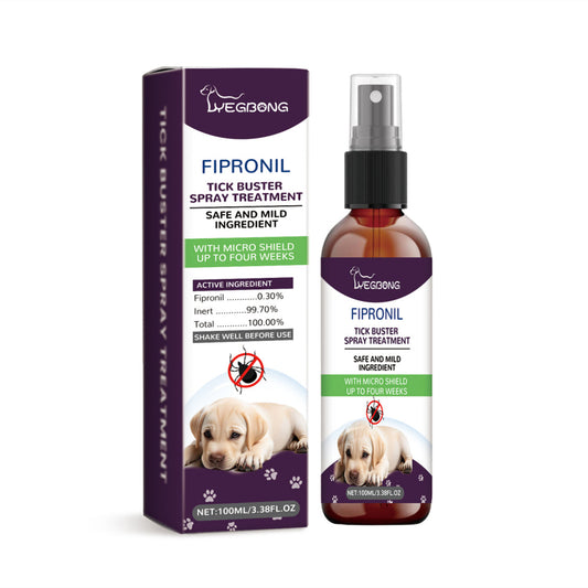 KFX-6556477 Natural Pet Bug Spray with Mild Ingredients - 100ml Capacity