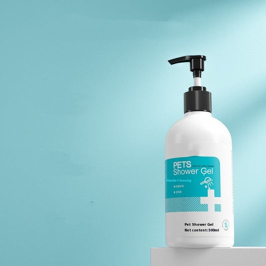 KFX-6562237 Nourishing Cat Bath Lotion & Pet Shampoo for Flea Removal and Deodorizing - 500ml