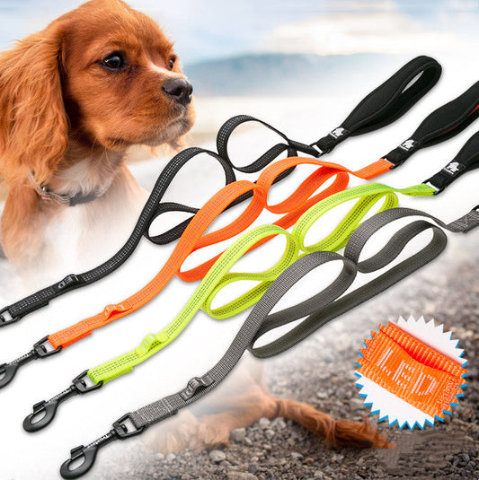 KFX-6602685 Reflective Outdoor Dog Traction Belt - Soft Diving Material, Multiple Sizes Available