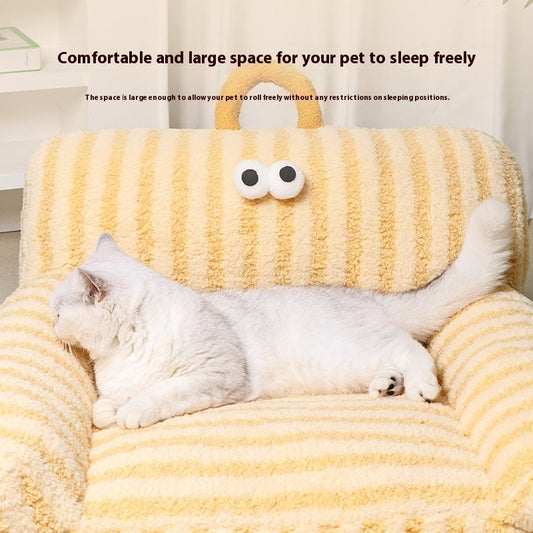 KFX-6608701 Cozy Pet Kennel Sofa Bed for Winter, Available in Multiple Colors and Sizes