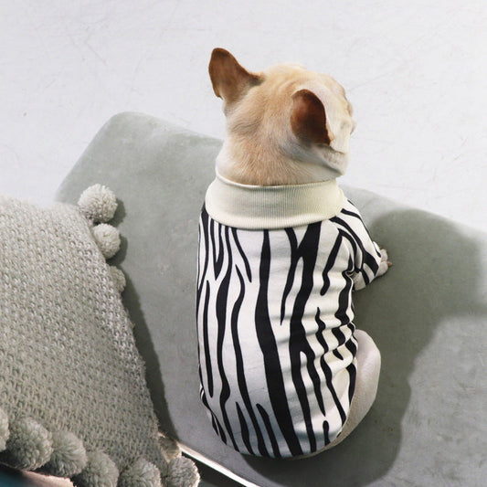 KFX-6619453 Cozy Double-Fleece Sweater for Small Dogs - Autumn and Winter Styles in Beige, Pink, Royal Blue