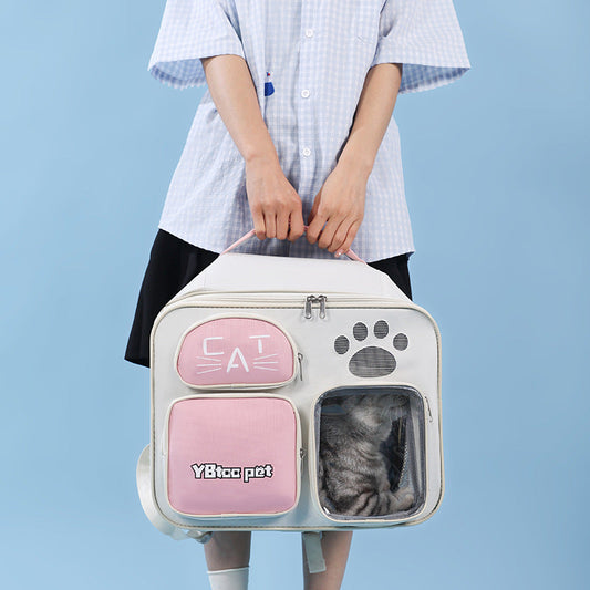 KFX-6643645 Portable One Shoulder Messenger Bag for Cats and Dogs - Lightweight Nylon Pet Carrier in Multiple Colors