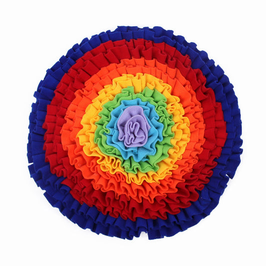 KFX-6649021 Snuffle Mat for Dogs - Plush Sniffing Pad for Interactive Nose Work and Slow Feeding, Washable and Durable 55cm x 55cm