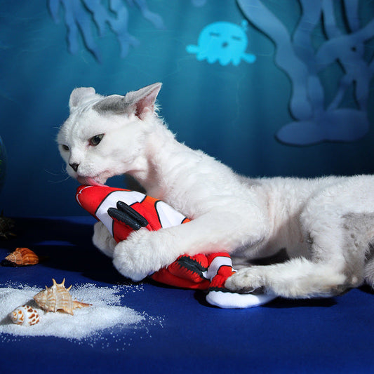 KFX-6655549 Electric Plush Toy Fish for Cats and Dogs with Vibration and Touch Sensation