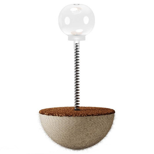 KFX-6660157 Auto-Balancing Interactive Cat Feeder Toy for Engaging Slow Feeding and Puzzle Play