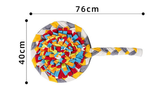 KFX-6663485 Candy-Scented Dog Sniffing Pad for Decompression Training - 40 x 76 cm, Shaker Velvet Material, 330 g
