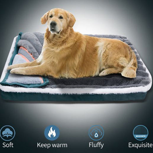 KFX-6705213 Cozy Anti-Tear Pet Sleeping Mat and Warm Pillow for Dogs in Multiple Sizes and Colors