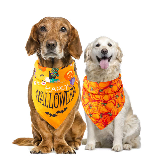 KFX-6725821 Halloween-Themed Pet Saliva Towel - Casual, General Use, Perfect for Halloween Celebrations