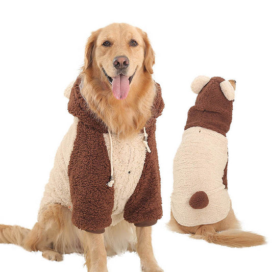KFX-6738109 Winter Pet Suit for Labrador Dogs - Four-Legged Design for Comfort and Warmth