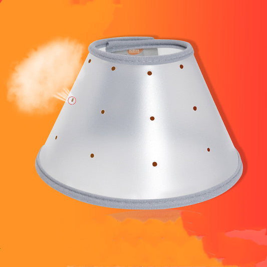 KFX-6741693 Pet Headgear for Cats and Dogs - Frosted Transparent Material, Multiple Sizes Available