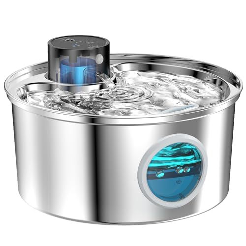 KFX-6757053 Automatic Induction Water Dispenser for Cats and Dogs - 3.2L Capacity, Infrared Sensor, Multiple Operation Modes