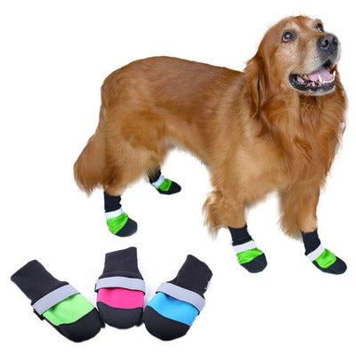 KFX-6823357 Durable Oxford Pet Shoes for All Seasons with Non-Slip Sole and Comfortable Cotton Insole