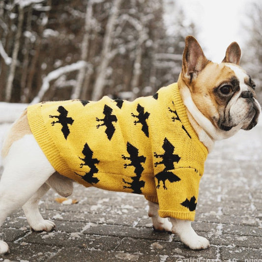 KFX-6863037 Warm Core-Spun Wool Pet Sweater for All Genders