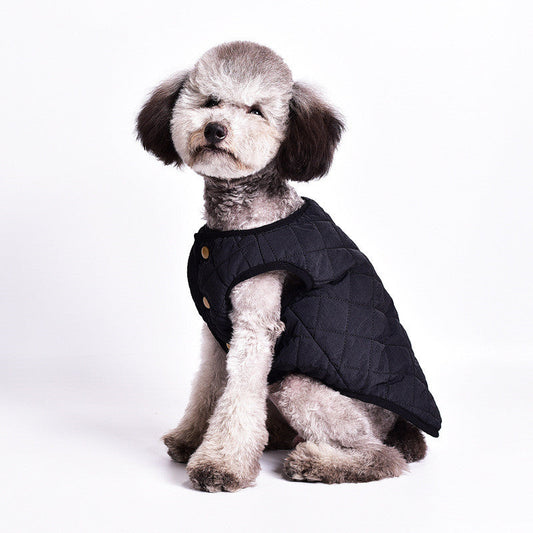 KFX-6877117 Casual Slim Fit Polyester Vest for Dogs in Red, Black, and Green