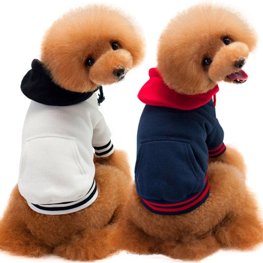 KFX-6884669 Cozy Cotton Dog Hoodie with Hood Design for Winter Comfort