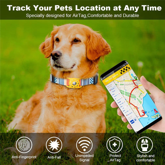 KFX-6911293 Adjustable Striped Digital Print Collar for Dogs and Cats in Various Colors