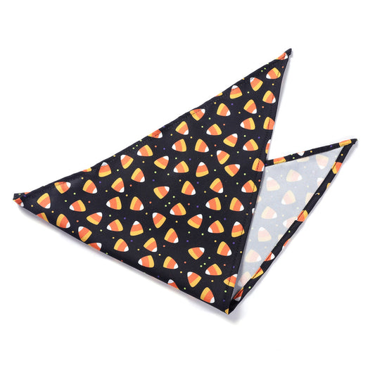 KFX-6922429 Halloween-Themed Decorative Towel for Pets - Polyester Scarf Size 20-46cm