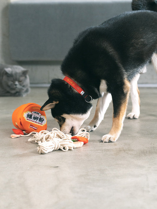 KFX-6931389 Snail Powder Hot Pot Sniffing Toy for Dogs - Interactive Treat Dispenser